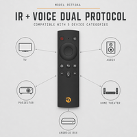 13 Tombol Remote Kontrol Suara IR untuk TV, Proyektor RCT13AA Kontrol Satu ke Satu OEM ODM