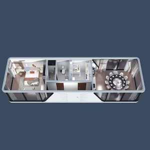 Modern Lüks Prefabrik Çelik Kamp Kapsül Evi Akıllı Sistemli Daireler Okullar Moda Uzay Kapsülleri - Product Image 3