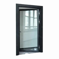 Ventana ignífuga directa de fábrica con marco de aleación de aluminio de clase de rescate de incendios fijo de avance resistente al fuego aislado