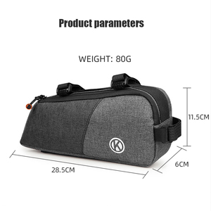 Acessórios ciclismo logotipo reflexivo bicicleta saco Mountain <span class=keywords><strong>Bike</strong></span> tubo superior frente impermeável bicicleta rack saco bicicleta saco - Product Image 2