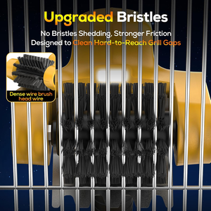 Limpiador de Parrillas Inalámbrico de Alta Resistencia, 21V Recargable, 90 Minutos de Autonomía, Cerdas de Acero Inoxidable, Herramienta Giratoria para Limpiar Barbacoas - Product Image 5