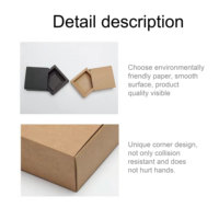 Boîtes d'emballage pliables auto-dressantes en papier kraft avec logo personnalisé Laminage mat Couleur personnalisée Matériaux recyclés durables pour