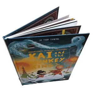 Hoge Kwaliteit Custom Hardcover Kinderverhalenboek Gedrukt Met Uw Eigen Design Kwaliteit Offsetdruk Service Voor Kinderen