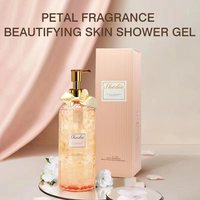 Gel douche parfum moussant organique naturel Parfum de fleur de nettoyage de corps en stock d'usine
