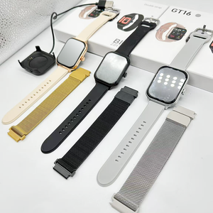 นาฬิกาอัจฉริยะรุ่นพิเศษ 2026 New GT16 A58 2 in 1 พร้อมหูฟังในตัว ซีรีส์ 9 10 11 นาฬิกา Reloj Pk <span class=keywords><strong>T55</strong></span> W26 Pro Max - Product Image 4