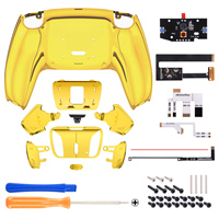 Glossoy Gold Remapping Rise 4.0 Back Button Back Paddles pour PS5 Controller Button Remapper