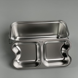 Fiambrera portátil de acero inoxidable 304 con aislamiento, sello resistente al calor para el hogar, escuela, oficina, uso duradero, contenedor de comida portátil - Product Image 3