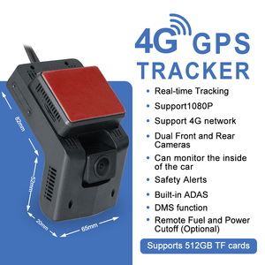 Caméra embarquée 4G KS700 DVR avec point d'accès Wi-Fi intégré, double caméra de voiture HD 1080P, vision nocturne, surveillance à distance, vidéo en direct, suivi GPS via application - Product Image 2