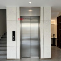 Ascenseur pour maison en verre SSEC, pour intérieur/extérieur, petite villa résidentielle, ascenseur pour maison à 2 étages