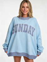 Sweater Wanita Mock Neck Gaya Barat 400gsm Katun Fleece Oversized Hangat untuk Musim Dingin