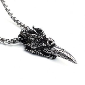 Collar De Hombre De Acero Inoxidable Tiger Head Pendant Lion Head Charm Pendant Stainless Steel Sweater <b>Chain</b> Necklace for Men - Product Image 4