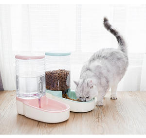 Grand bol automatique pour animaux de compagnie de 4 L, <span class=keywords><strong>distributeur</strong></span> d'<span class=keywords><strong>eau</strong></span> et de nourriture pour chiens et chats en plastique écologique avec grande capacité - Product Image 4