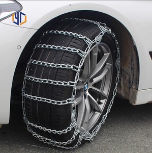 YIDU Chaîne de pneu à neige en acier au manganèse antidérapant 2 pièces par jeu pour berlines/SUV/camions pneus de voiture d'hiver état neuf - Product Image 2