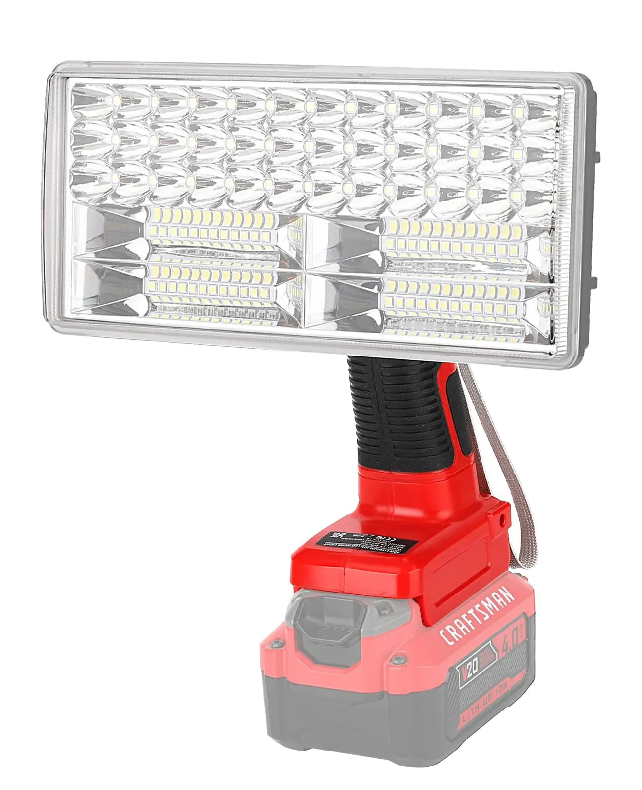 40W 4200LM portátil LED luz de trabalho para artesão V20 bateria recarregável LED lanterna ferramentas para homens