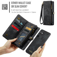 CaseMe 2025 Meilleur vendeur pour Samsung S25 A16 A26 A36 A56 A06 Étui portefeuille en cuir pour Samsung A16 Pochette Sac