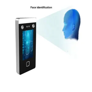 Máquina de controle de acesso para funcionário, relógio facial, máquina para escritório, sem toque, reconhecimento facial, perfurador automático lan, wifi