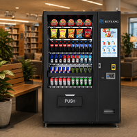 Distributeur automatique personnalisé RUNYANG à vendre – Distributeur de boissons et de snacks extérieur à écran tactile, fonctionnant à pièces