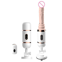 Hochwertiger Ferngesteuerter Automatischer Teleskop-Vibrator Dildo Vibrator Künstlicher Realistischer Penis Sexspielzeug für Frauen Vibratoren