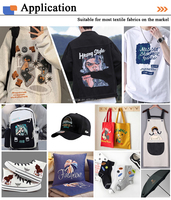 Imprimante DTF en promotion, 13 pouces, système de circulation d'encre blanche, machine d'impression de t-shirts avec garantie d'un an