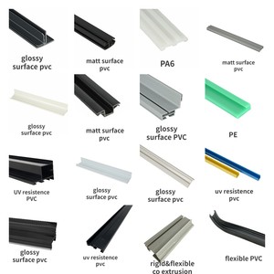 Custom Shapes Extrusion <strong>Channel</strong> C Type Curved PVC <strong>Plastic</strong> Triangle Profile - Product Image 5