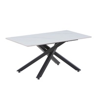 Tables basses de salon de style nordique, table basse rectangulaire en marbre écologique pour petit appartement