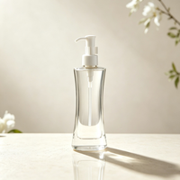 Bouteille PET cylindrique de 20/75/260/400 ml avec pulvérisateur à pompe, conteneur cosmétique vide pour emballage de soins de la peau, shampooing et lotion