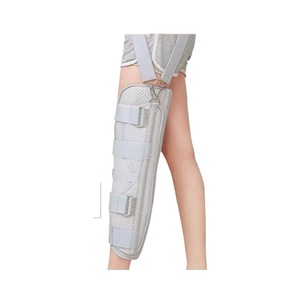 <b>Knee</b> <b>Support</b> <b>Brace</b> Grey Adjustable For Fracture Meniscus Recovery Adult Child Use - Product Image 5