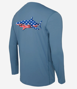 Sudadera de Pesca Personalizada con Estampado de Olas, Protección Solar UPF50, Secado Rápido, Manga Larga, para Pesca al Aire Libre - Product Image 2