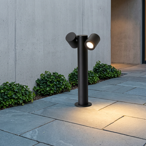 ไฟถนน LED อลูมิเนียมอัลลอยสำหรับภายนอกอาคาร กันน้ำ IP65 มุมลำแสง 120 องศา แสงสีขาวอบอุ่น 3500K เหมาะสำหรับสวน สนามหญ้า ทางเดินรถ - Product Image 2