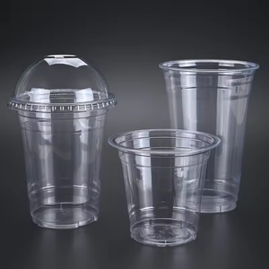 カスタマイズ可能な使い捨てエコフレンドリー透明PETプラスチックカップ 16オンス（473ml）アイスコーヒー、タピオカミルクティー、紅茶用（蓋付き） - Product Image 5