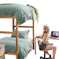 Karierte Fleece-Wurfdecke Weiche Gemütliche Bettdecke 50 x 60 Zoll für Schlafzimmer Couch Zuhause Flanell