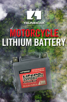Baterai Lithium Motor Yauneidak High Performance LFP5L-BS 12.8V 4Ah CCA220, Sel Pouch Berdaya Tinggi, 3000 Siklus, Pengosongan 20C