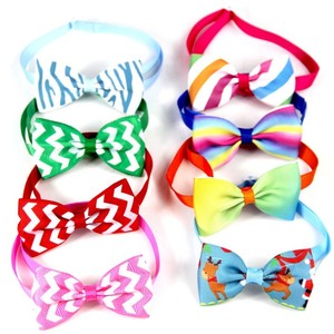 Nœud papillon pour le cou de <span class=keywords><strong>chien</strong></span>, accessoire décoratif pour animaux domestiques, vente en gros, - Product Image 2