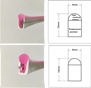 Le Offre Spéciale du fabricant 12V Silicone Flex LED Neon Strip Lights IP67 Cut Tous les 2.5cm 6*12mm pour les décorations publicitaires - Product Image 5