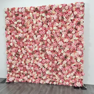 2024 Hot Flower Wall Backdrop Wedding Decoration Supplies 3d Flower Wall