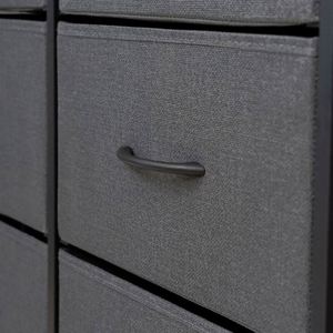 Commode autoportante moderne en tissu pour salon, durable, avec panneaux en MDF et acier inoxydable, en pin, disponible en plusieurs couleurs - Fournisseur en gros - Product Image 5