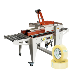 Máquina Selladora <span class=keywords><strong>de</strong></span> Cajas Automática Neumática Compacta para Bebidas, Tiendas Minoristas, Pequeños Negocios, Kit <span class=keywords><strong>de</strong></span> Inicio, Envío Global - Product Image 1