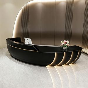 Q016 High End Durable CEO Room FRP <b>Bar</b> Counter Reception Desk for Nightclub Lounge Hotel <b>Bar</b> Restaurant Patio Private Club - Product Image 4