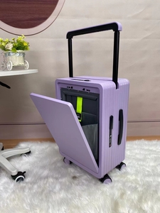 <span class=keywords><strong>Valigia</strong></span> Moderna di Grande Capacità in ABS+PC con Ruote Silenziose, Robusta e Resistente, Apertura Frontale per Donne - Product Image 5