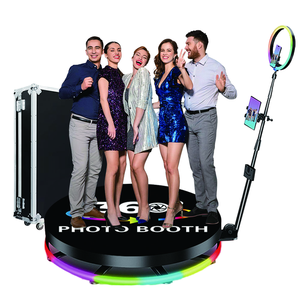 Có thể điều chỉnh 100cm 360 độ ảnh gian hàng chúng tôi EU kho ratotaing tự động 360 video photobooth máy ảnh tương thích - Product Image 1