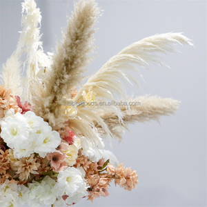 LFB2259 Boule de fleurs de roses de la <span class=keywords><strong>pampa</strong></span> naturelle artificielle d'automne pour décoration d'événement de mariage personnalisée - Product Image 4