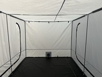 Housse de voiture gonflable coupe-vent et anti-poussière, cadre personnalisé, abri instantané portable, tente de garage