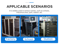 Amplificateur de sonorisation et de puissance audio 4 canaux OBT-6090 avec haut-parleurs et mixeur de puissance PA