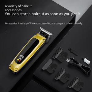 New Chuyên Nghiệp Chất Lượng Người Đàn Ông Của USB Không Dây Điện Cắt Râu Cạo Râu Cho Thợ Cắt Tóc Cơ Thể Tóc Tông Đơ Máy - Product Image 2