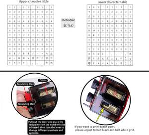 Etichetta di plastica Sticker Sticker Tag Maker macchina con stringa per ufficio negozio al dettaglio negozio di alimentari cantiere vendita - Product Image 3