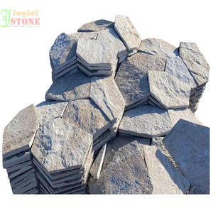 Dalles de granit jaune doré <span class=keywords><strong>en</strong></span> <span class=keywords><strong>pierre</strong></span> naturelle de conception moderne pour les chemins de jardin et les parcs, extérieurs - Product Image 2