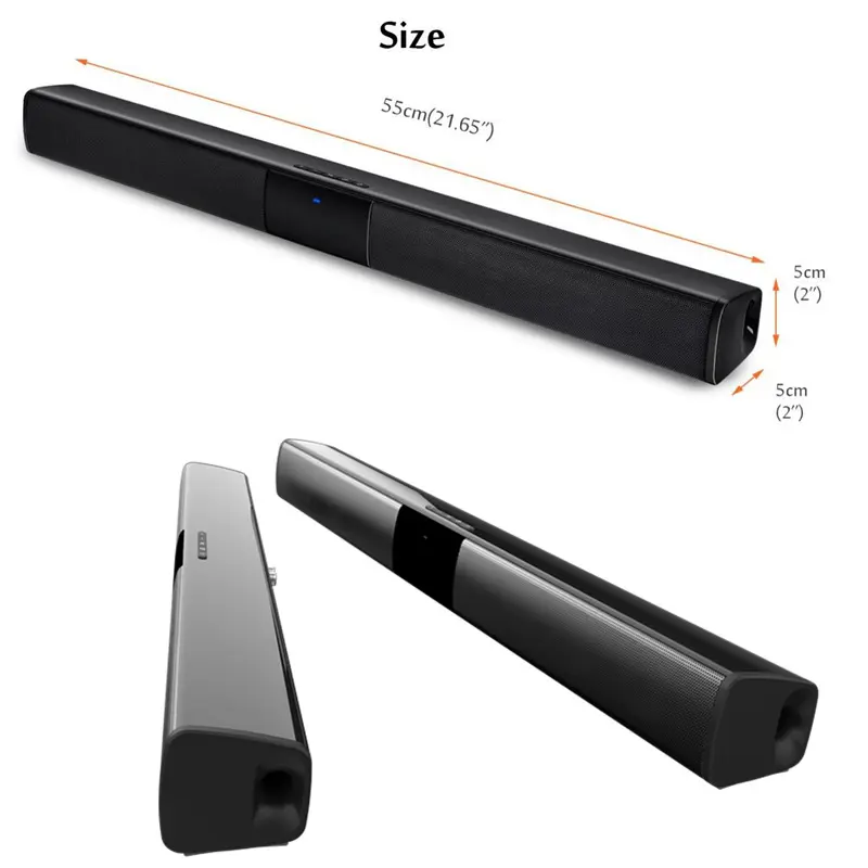 Bs28a Soundbar Bluetooth Loa âm trầm nặng công suất cao không dây điều khiển từ xa TV Bluetooth loa