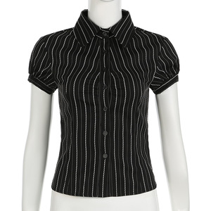 女式夏季休闲条纹衬衫 - Product Image 6
