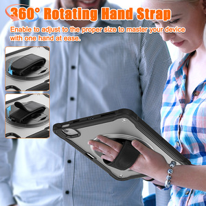 360มือจับแบบหมุนได้เคสทนทานสำหรับ iPad Pro <span class=keywords><strong>11</strong></span>นิ้ว iPad Air 4 iPad Air 5 10.9นิ้ว AIR <span class=keywords><strong>11</strong></span>เคสสายคล้องไหล่อเนกประสงค์ - Product Image 3