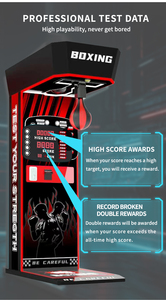 Máquina de Boxeo Arcade, Máquina de Juego Electrónica Operada con Monedas, Máquina de Juego Deportiva para Interiores, para Centros de Entretenimiento - Product Image 3